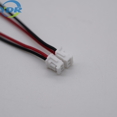 JST ZHR-2 Terminal Cable 2 Pin Black Red Tinned ZH1.5 Wire Harness