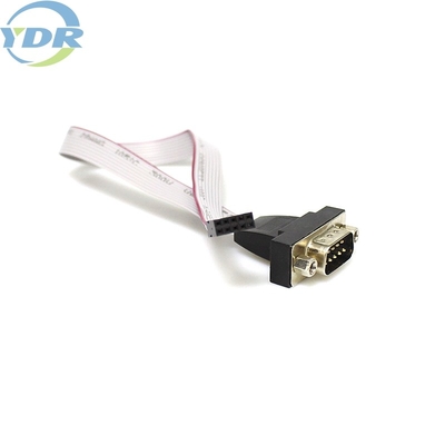 Dupont DB9Pin Battery Wire Harness UL2651 28AWG For TV Computer