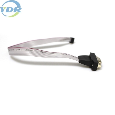 Dupont DB9Pin Battery Wire Harness UL2651 28AWG For TV Computer