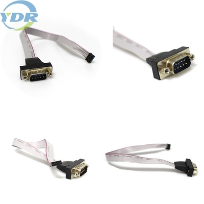 Dupont DB9Pin Battery Wire Harness UL2651 28AWG For TV Computer