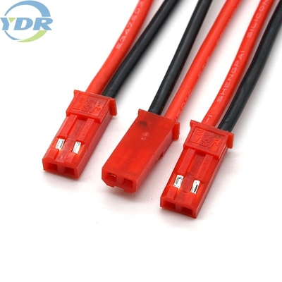 JST SYP 2.5mm Connector Wiring Harness 2 Pin Red Black Housing